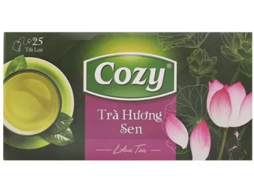 Tra Cozy tui loc huong Sen Banh Mien Trung Xuan Ha Food